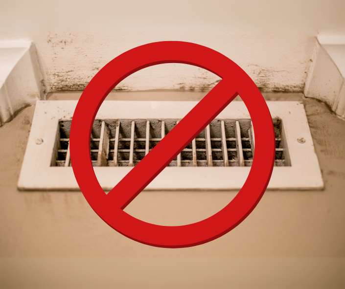 Prevent mold in your HVAC system and vents.