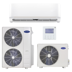 Carrier's Comfort series includes your choice of an air conditioner for cooling or a heat pump for cool-season heating comfort.