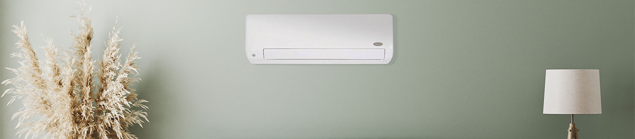 Modern ductless mini-split air conditioning unit installed by Pierce Refrigeration providing energy-efficient room-by-room comfort control Massachusetts